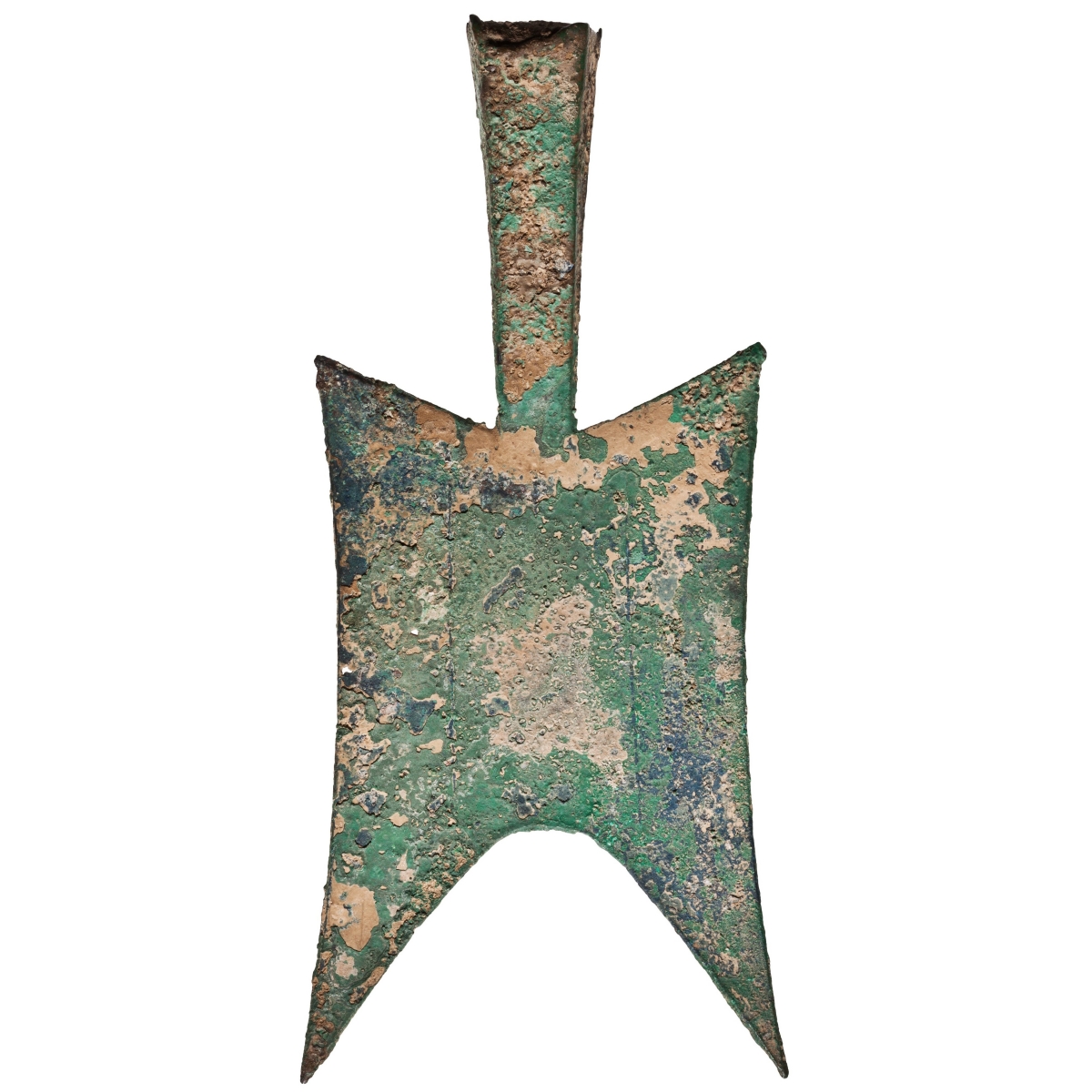 耸肩尖足空首布-1